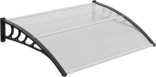 Miniatura 21 de VINGLI Toldo para Ventana Toldo para Puerta Exterior, 30" x 40" Toldos para Puertas Cubierta de Policarbonato Toldo para Puerta de Patio Protección