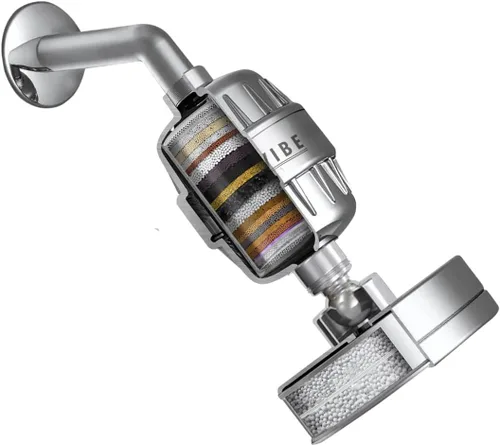 Miniatura 2 de Urbanvibe Juego de cabezal de ducha filtrado de lujo de 20+3 etapas para agua dura, elimina el cloro y las sustancias nocivas, filtro de cabezal