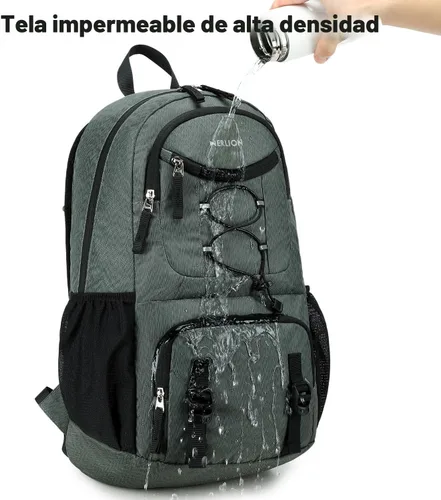 Miniatura 8 de Nerlion - Mochila de viaje ligera y plegable de 35 litros para hombres y mujeres, para campamento, impermeable, al aire libre, senderismo, mochila