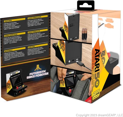 Miniatura 8 de My Arcade Atari Nano Player Pro: 4.8" Retro Handheld Mini Arcade with 75 Games, Asteroids, Breakout