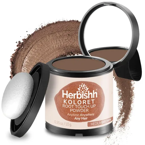Miniatura 15 de Koloret - Polvo de retoque de raíz, polvo negro natural para mujeres y hombres, cobertura instantánea de raíces para cobertura de canas, corrector