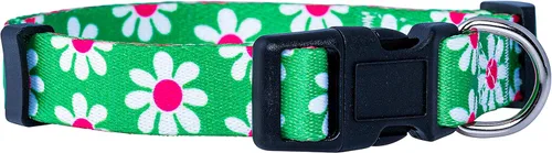 Native Pup Collar de flores para perro, ajustable, pequeño, mediano y grande, linda chica para verano, primavera, bonito accesorio esencial para