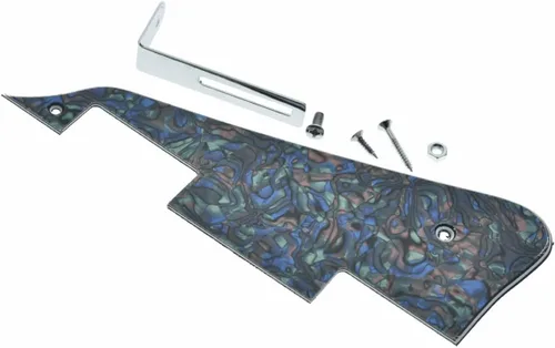 Miniatura 32 de Dopro Golpeador de guitarra LP de 1 capa con soporte cromado para Epiphone Les Paul