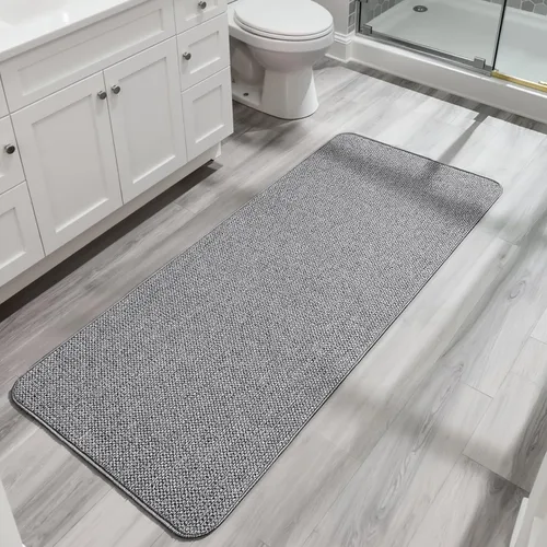 Miniatura 25 de Bosap Alfombra de Baño, Alfombras Corredoras de Baño Ultra Delgadas, Alfombras de Baño Grandes para Baño, Secado Rápido, Antideslizante, Lavable a