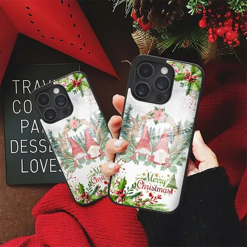 Miniatura 6 de Fundas de teléfono de Navidad para iPhone 7 8 11 12 13 14 15 16 17 Pro Max Plus Mini Xr XSE para Samsung Z Flip 3 4 S21 S22 S23 S24 S25 S26 A03 A13