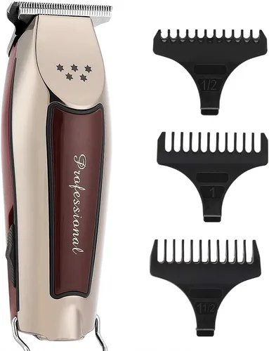 Miniatura 6 de Cortadora de pelo eléctrica profesional recargable ajustable máquina de corte de pelo (enchufe de EE. UU. 100-240V)