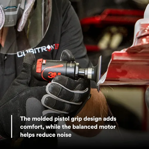 Miniatura 6 de 3M Lijadora de disco con empuñadura de pistola, 33577, 18,000 RPM, 1.969 in y 2.953 in, 1 por caja, herramienta automotriz para rectificado