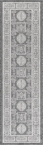 Miniatura 179 de Keen Home Design Alfombra de pasillo para exteriores, 26 x 119 pulgadas, lavable para interiores y exteriores, para patio, cocina, balcón, playa