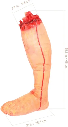 Miniatura 2 de Totority Simulación de mano rota adornos de Halloween Decoración de Halloween Decoración de mano Severed Foot Prop Halloween Cuerpo falso Mano rota