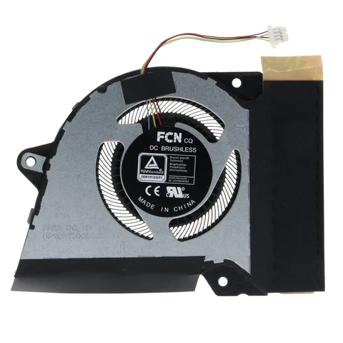 Miniatura 3 de Ventilador de refrigeración de repuesto de CPU y GPU para ASUS ROG Zephyrus G14 GA401QE GA401QH GA401QM GA401IHR GA401Q GA401QM GA401QC 12V FN58
