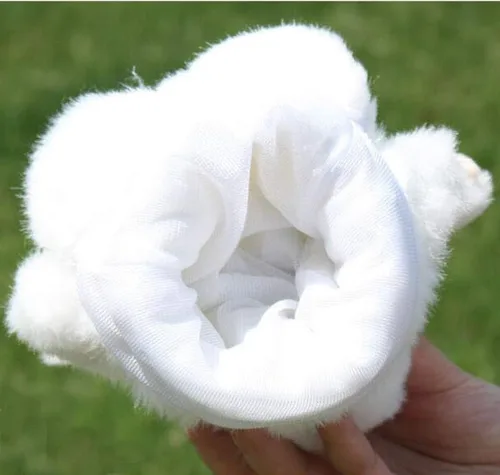 Miniatura 5 de Marionetas de mano de ovejas cordero peluche animales juguetes para imaginativo juego de simulación narración de cuentos blanco