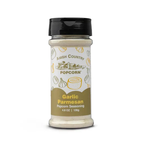 Miniatura 42 de Amish Country Popcorn Paquete variado de condimentos Queso cheddar – 5.1 oz y queso cheddar blanco – Condimento de palomitas de maíz de 3.8 onzas
