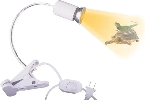 Miniatura 10 de Lámpara de calor negra para reptiles, bombilla UVB, lámpara de reptil UVB, luz de reptil UVA UVB, lámpara de calefacción de tortuga acuática