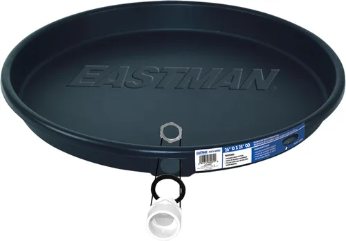 Miniatura 8 de Bandeja de drenaje para calentador de agua Eastman con guarniciones de PVC, compresión de 20 pulgadas ID x 22 pulgadas OD, 60076