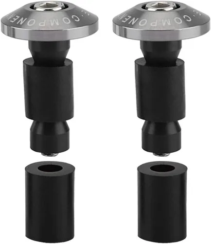 Miniatura 6 de Tapón de empuñaduras para manillar, 0.866 in 7/8 pulgadas para manillar de motocicleta, tapas de enchufe deslizante para carreras ATV Offroad ()