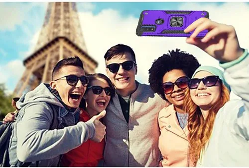 Miniatura 6 de Funda para Moto G Pure, funda Moto G Power 2022, soporte giratorio de grado militar de 360° (resistente), fundas protectoras a prueba de golpes