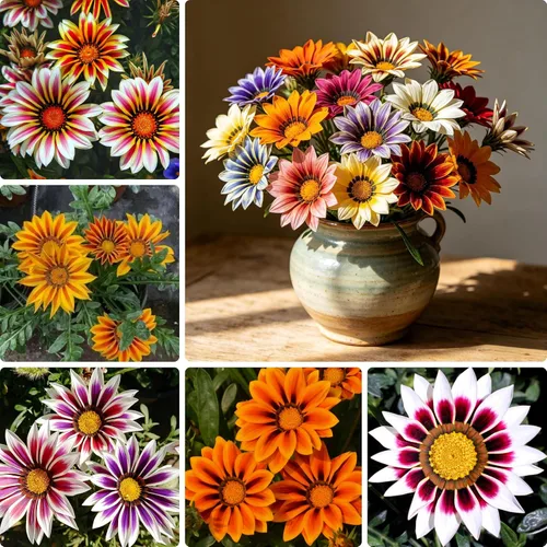 300 semillas de Gazania Rigens, semillas de Gazania de colores mixtos para plantar, flor tolerante al calor y la sequía, plantas de cobertura del
