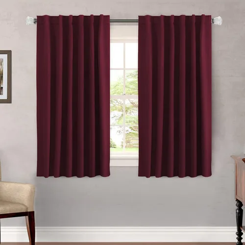 Miniatura 156 de H.VERSAILTEX Cortinas opacas con aislamiento térmico, paneles de tratamiento de ventana, cortinas opacas para oscurecer la habitación, cortinas Gris