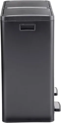 Miniatura 3 de Step N' Sort El bote de basura y reciclaje de capacidad extra grande de 18.5 galones, Soft-Step, con dos compartimentos y contenedores interiores