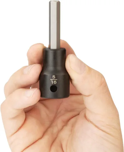 Miniatura 3 de TEKTON SIB22208 - Juego de 2 llaves de vaso de impacto hexagonal de 1/2 pulgada x 5/16 pulgadas