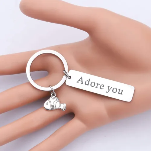 Miniatura 4 de ENSIANTH Regalo inspirado en programas de televisión, adorar a los fanáticos de la película, regalo de amistad, joyería para parejas, plateado