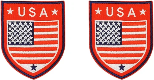 Miniatura 10 de Parche de escudo de bandera de Francia para planchar con apliques bordados tácticos banderas nacionales emblema insignia
