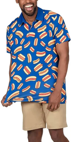 Miniatura 3 de Tipsy Elves Polo de golf - Polo deportivo de rendimiento para hombre