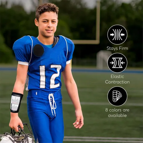 Miniatura 5 de QB Playbook Pulsera - Pulseras de juego de mariscal de campo de fútbol americano para adultos y jóvenes - Entrenador de muñeca para todos
