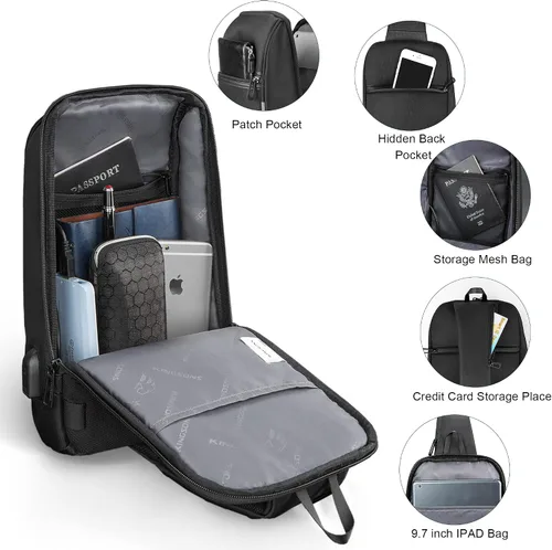 Miniatura 4 de VGOAL Mochila antirrobo para laptop