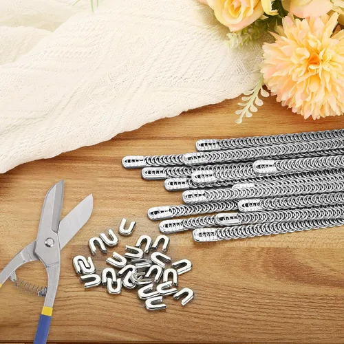 Miniatura 8 de PATIKIL Deshuesado de acero inoxidable 304 en espiral de 0.157 in, corsé de metal plano con 24 puntas de acero para corsé, cordones, disfraces