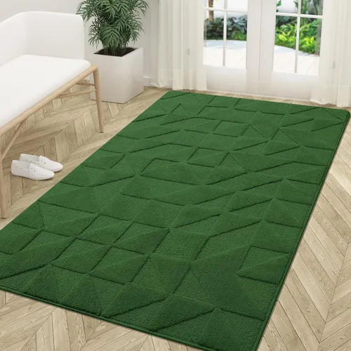 Miniatura 24 de OLANLY Tapetes para Puerta para Interiores, Antideslizantes, Absorbentes, Resistentes a la Suciedad, Tapete de Entrada Lavable, Tapete de Entrada