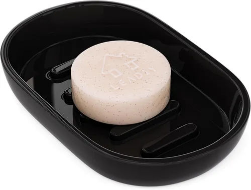 Miniatura 11 de Jaboneras para barra de jabón, soporte de jabón de baño blanco, soporte de jabonera de bambú para ducha de baño, jabonera de lavabo de baño, bandeja