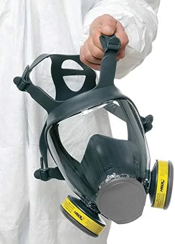 Miniatura 2 de Moldex Respirador de cara completa Reuasble serie 9000 con cartucho de vapor orgánico/gas ácido 7003 (1 cada uno) (mediano)