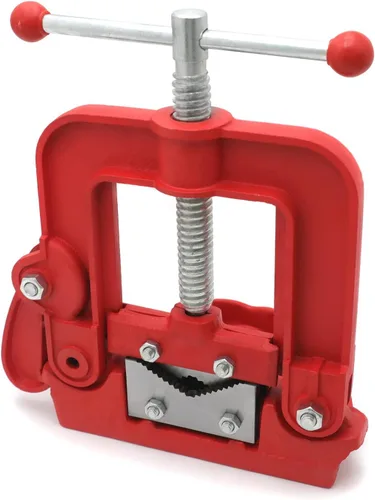 Miniatura 6 de Abrazadera de tubo de banco de tornillo de banco de tornillo de banco de hierro fundido forjado de servicio pesado de 1.2-4.7 in para mecánico