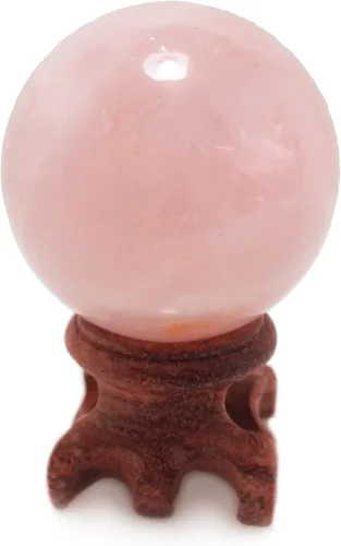Miniatura 8 de Polar Jade Esfera de cristal de amatista con soporte de 1.969 in de diámetro, bolas de piedra protectora raras para decoración, curación