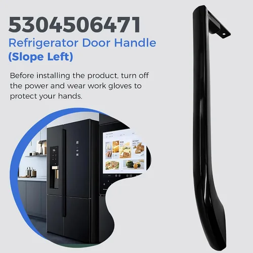 Miniatura 4 de Romalon 5304506471 La manija de puerta del refrigerador reemplaza la pendiente 5304504509 5304504510 (izquierda)