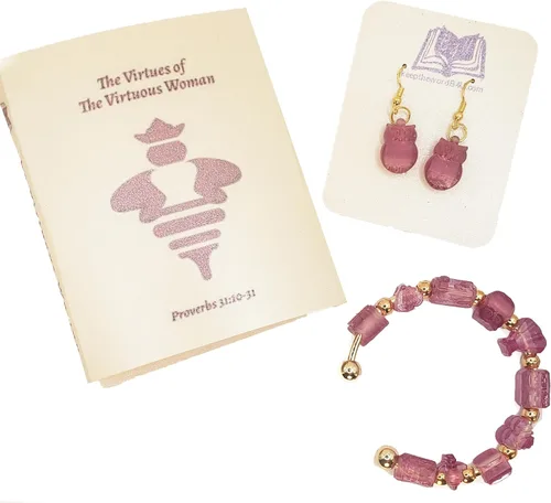 Miniatura 16 de B4U Signature Faith-Based Scripture Charm Bracelets Wear Your Faith, Live the Word, Stay Inspired