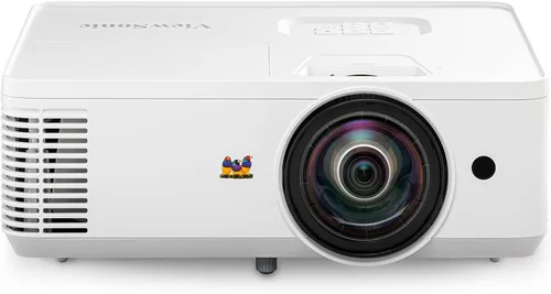 ViewSonic Proyector de corto alcance WXGA PS502W de 4000 lúmenes, alto brillo para negocios y educación, fácil configuración de pantalla ancha,