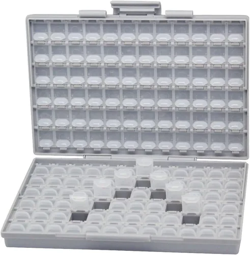 Miniatura 20 de AideTek BOXALL48 48 Tapas Caja Vacía Organizadora SMD SMT Tamaño 6 Pulgadas 9 Pulgadas Montaje en Superficie