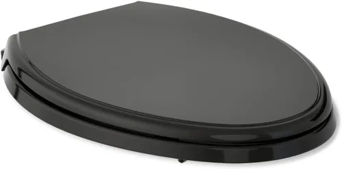 Miniatura 7 de KOHLER 4733-RL-7 Glenbury ReadyLatch - Asiento de inodoro alargado con cierre silencioso, asientos de inodoro con cierre suave, color negro