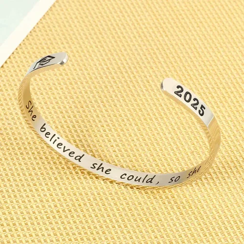 Miniatura 6 de M MOOHAM Graduation Gifts for Her Him 2025, Inspirational Graduation Bracelets Class of 2025 High School College Graduation Gifts for Her with