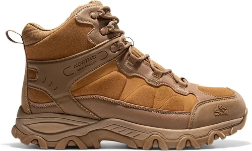 Miniatura 19 de NORTIV 8 - Botas de senderismo impermeables para hombre, zapatos de montañismo ligeros para exteriores