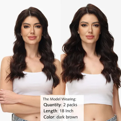 Miniatura 6 de Rosebud - Extensiones de cabello humano con cinta adhesiva REMY, extensiones de cabello seguras de trama de piel sin costuras, 1.41 oz/paquete, 20