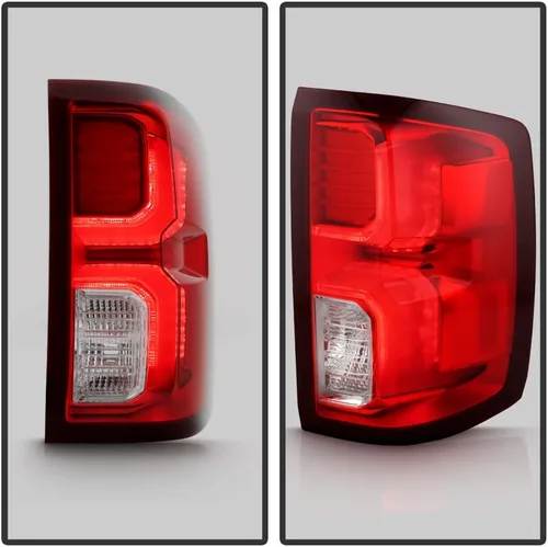 Miniatura 5 de KEEKPO - Para 2016-2018 Chevy Silverado 1500 High Country LTZ Luz Trasera de Freno LED de Tipo Fábrica para Lado Derecho del Pasajero Rojo exótico
