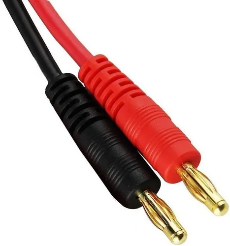 Miniatura 5 de FLY RC 2 unids EC5 conector macho a 0.157 in Banana macho enchufe Lipo batería equilibrio cable de carga 11.8 in cable de silicona cargador