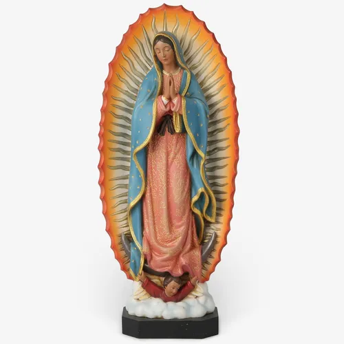 Estatua católica BC de Nuestra Señora de Guadalupe, figura de la Virgen De Guadalupe, regalo religioso de la Santa Madre María para mamá, decoración