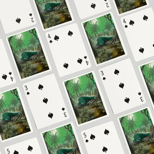 Miniatura 4 de Lantern Press Alligator in Swamp (52 cartas de juego, baraja de cartas de tamaño póquer con comodines)