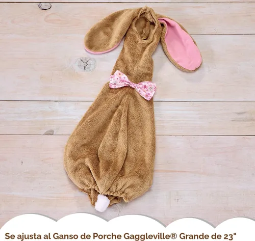 Miniatura 3 de Fox Valley Traders Gaggleville Easter Bunny Girl/Boy/Brown Outfit, Fits 23" H Large Porch Goose