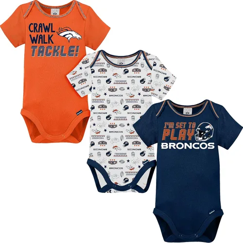 Miniatura 33 de Gerber - Mameluco unisex de manga corta para bebé, equipo de la NFL, paquete de 3