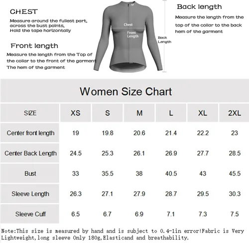 Miniatura 6 de Camiseta de ciclismo para mujer, manga larga, camisetas de ciclismo para mujer, camisetas de ciclismo transpirables con 4 bolsillos